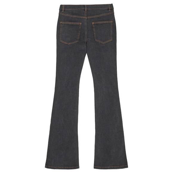 NEW DESIGNERS REMIX girl's bennett flare jeans in black - Picture 4 of 4